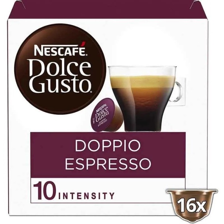 Doppio Espresso 6 cajas de 16 Dolce Gusto®