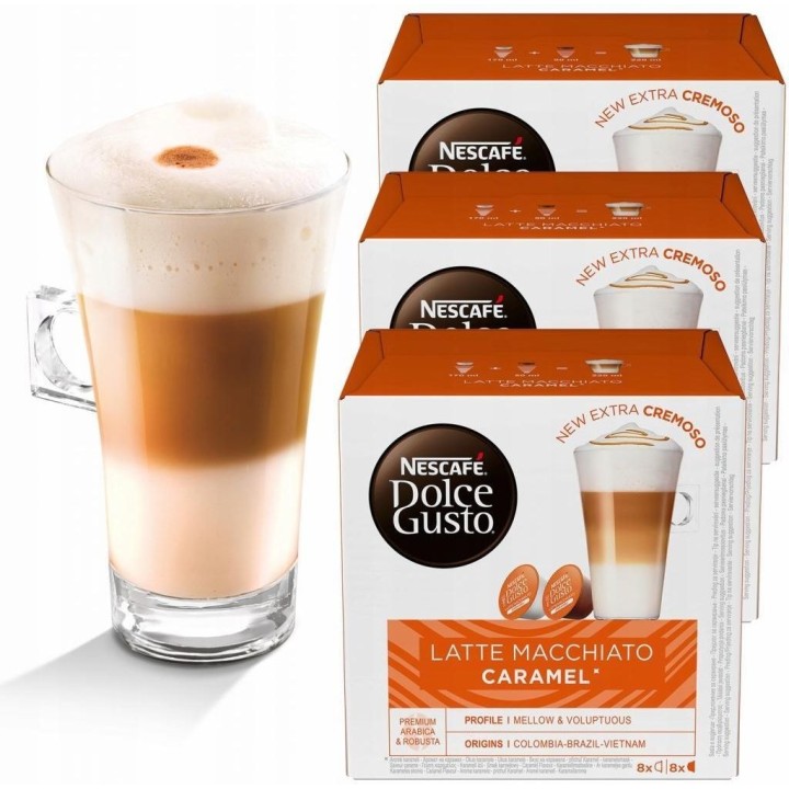 Latte Macchiato Caramel 6 caja Dolce Gusto®