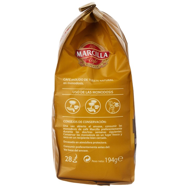 5 Unidades de Café NATURAL Marcilla, 28 monodosis SENSE