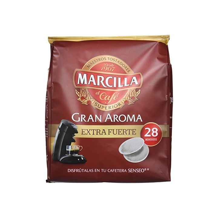 5 Unidades de Café Extra fuerte Marcilla, 28 Monodosis