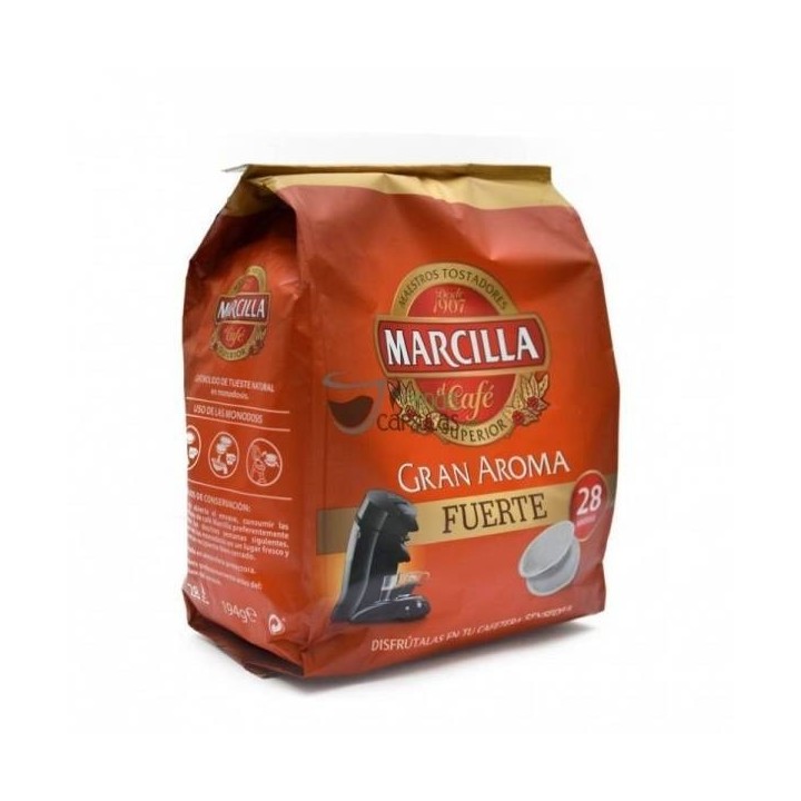5 Unidades de Café FUERTE Marcilla Gran Aroma, 28 monod
