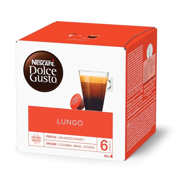 Lungo 16 cápsulas Dolce Gusto®
