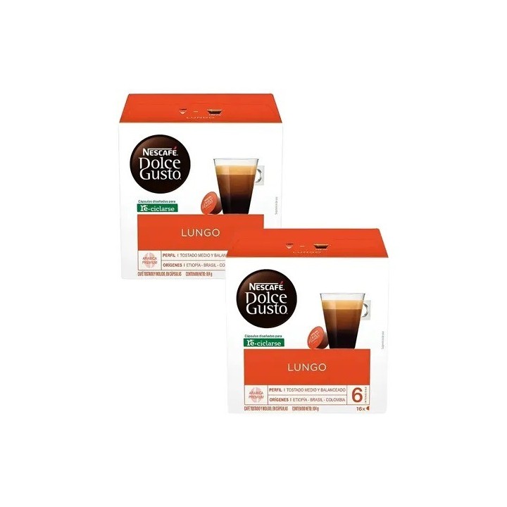 Lungo 16 cápsulas Dolce Gusto®