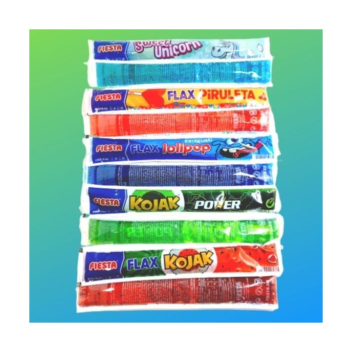 100 unidades Flax Surtido Fiesta Congelable 70 ml