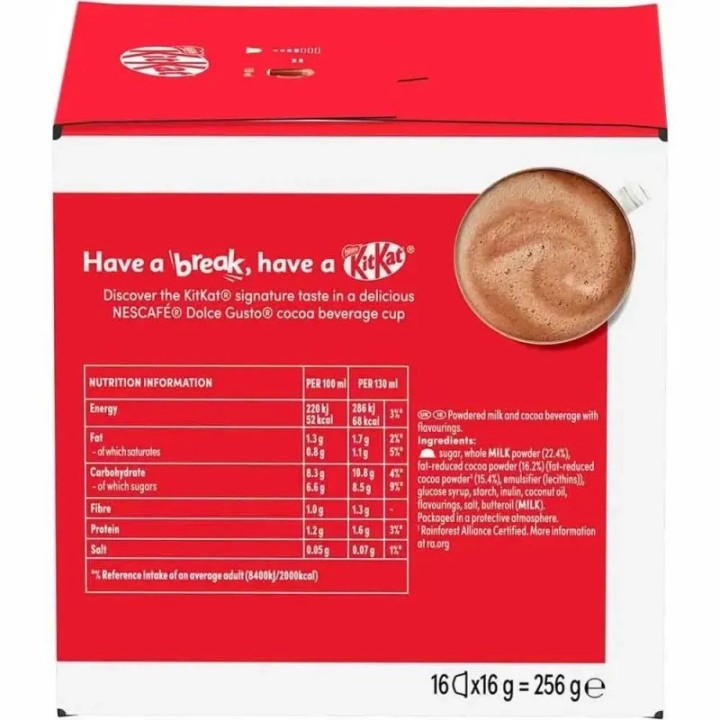 KitKat 16 cápsulas Dolce Gusto®