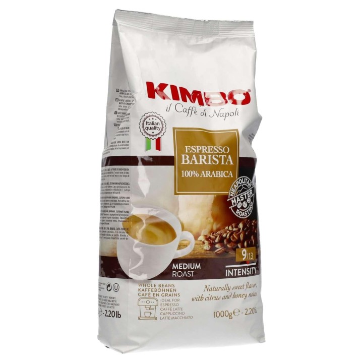 Kimbo Barista Intenso 100% Ará – Café en Grano