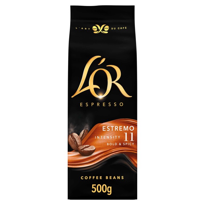 L'OR ESTREMO Espresso 4 paquetes de – Café en Grano