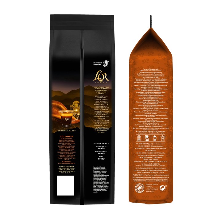 L'OR ESTREMO Espresso 4 paquetes de – Café en Grano