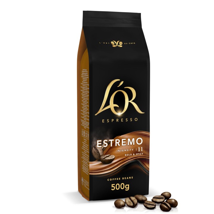 L'OR ESTREMO Espresso 4 paquetes de – Café en Grano