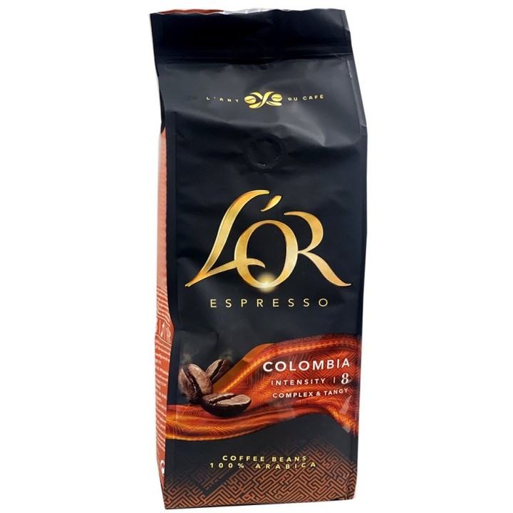 L'OR Colombia 4 paquetes de 500 gr. – Café en Grano
