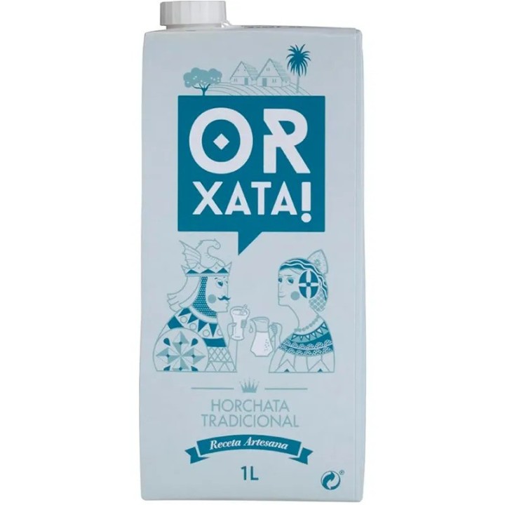Pack 6 ud. Or,xata Tradicional Polo 1 litro de Horchata