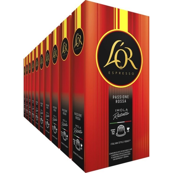 Ristretto Imola L'or 10 cajas Nespresso®