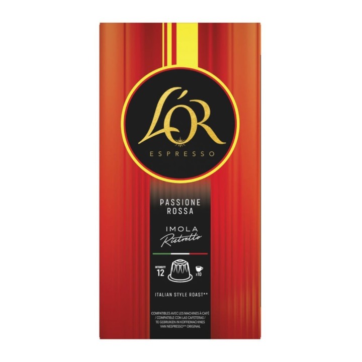 Ristretto Imola L'or 10 cajas Nespresso®