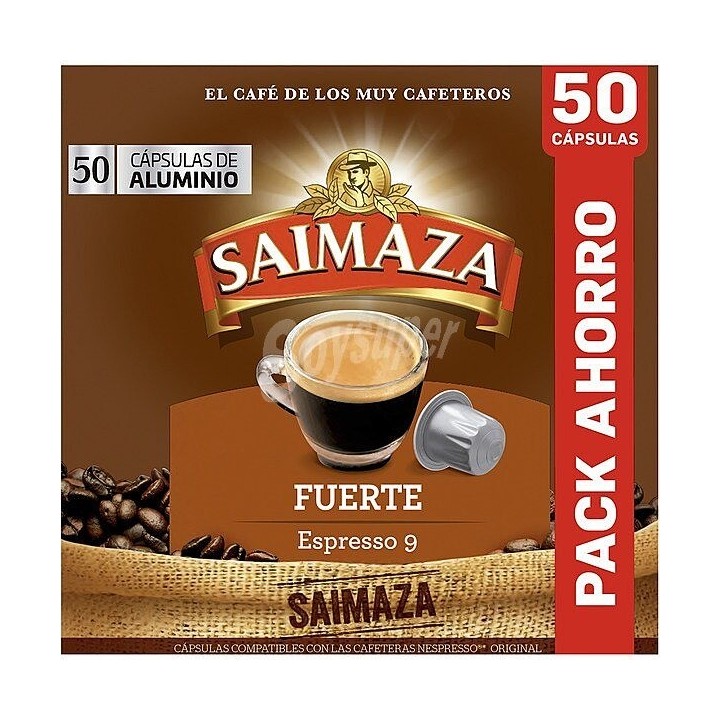 Café Fuerte Saimaza 250 cápsulas Nespresso®