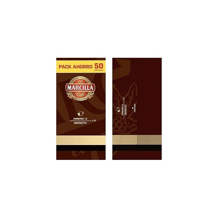 Ristretto Marcilla 5 cajas de 50 cápsulas Nespresso®