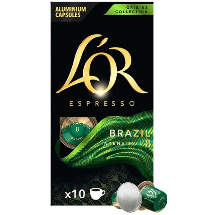 Brasil 10 cajas de 10 capsulas Nespresso®