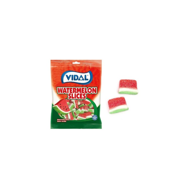 Tajadas Sandia Vidal 90 gramos caja 14 unidades