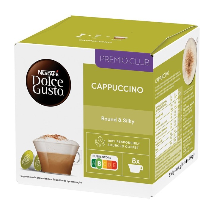 Cappuccino Dolce Gusto Magnum | Pack 90 Cápsulas