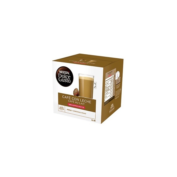 Café con Leche Descafeinado Nescafé Dolce Gusto 90 Cápsulas