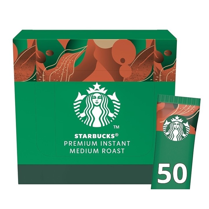 Café Soluble Starbucks Medium Roast 50 Sobres x 2,3 g
