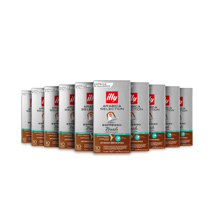 Café Illy Brasil compatible Nespresso® 100 cápsulas | Puntocapsula