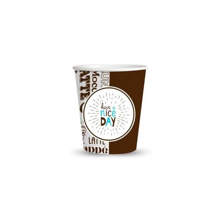 Caja 1000 Vasos Cartón 240ml 8oz | puntocapsula.com
