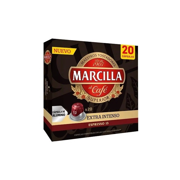 Marcilla Extra Intenso 200 cápsulas Nespresso