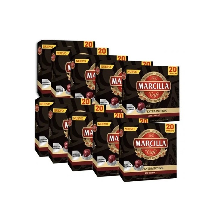 Marcilla Extra Intenso 200 cápsulas Nespresso