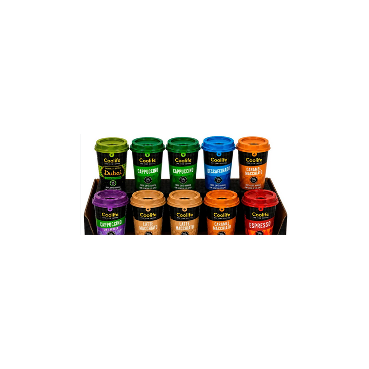 Pack 10 Cappuccino Coolife 230 ml RTD Sabores Variados