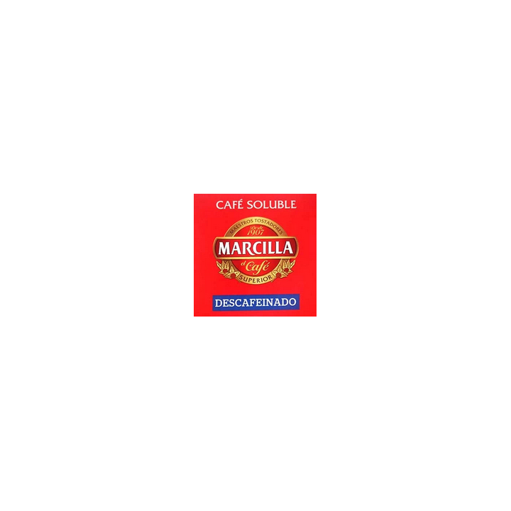 Marcilla soluble descafeinado, 100 sobres de 2 gramos