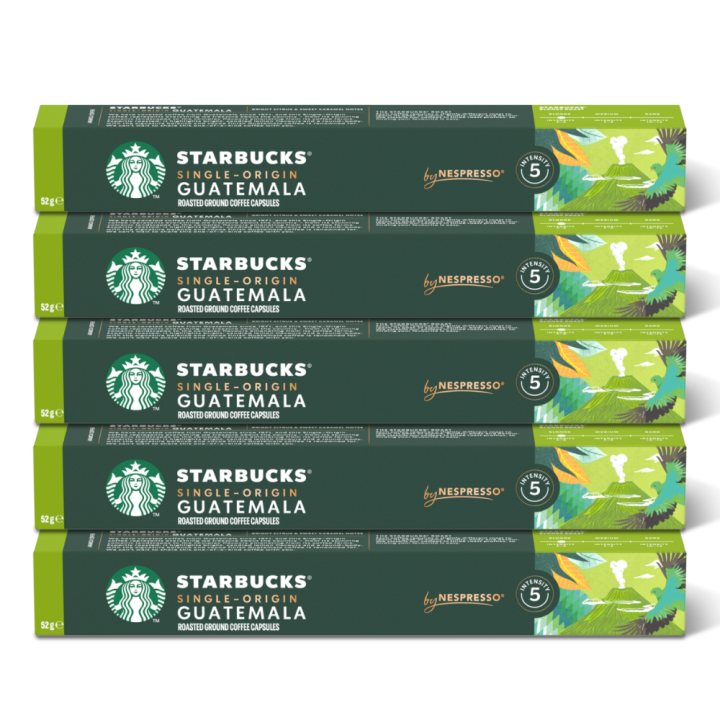 de Guatemala 10 Cápsulas Single Origin Coffee Nespresso Starbucks...