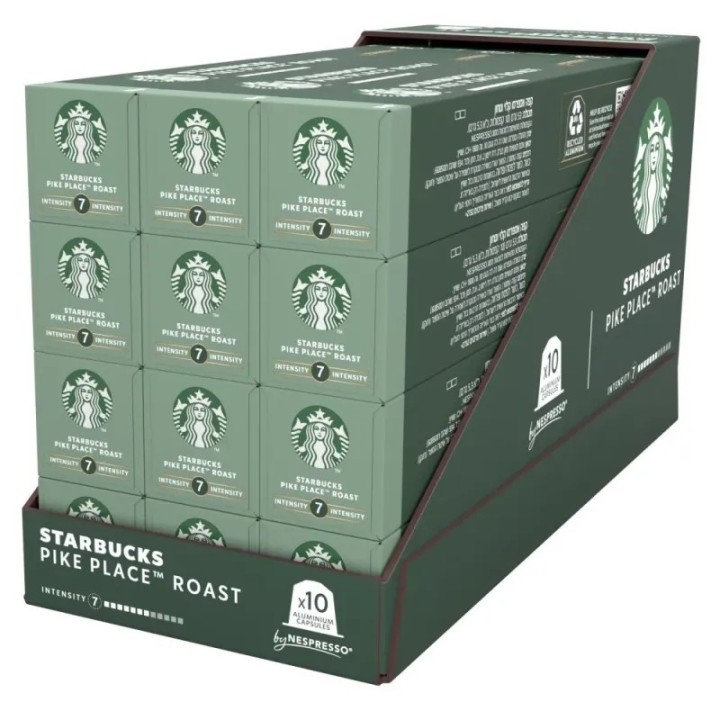 Master box Pike Place Starbucks 120 cápsulas