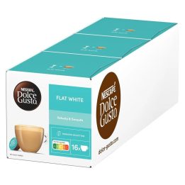 Pack 3 cajas Flat White Dolce Gusto 48 cápsulas