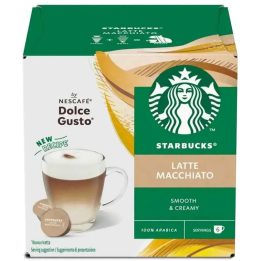 nuevo Latte Macchiato STARBUCKS 6 + 6 cápsulas Dolce Gusto