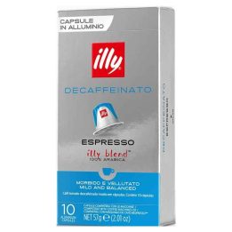 Descafeinado Illy® 10 cápsulas de café Nespresso compatibles