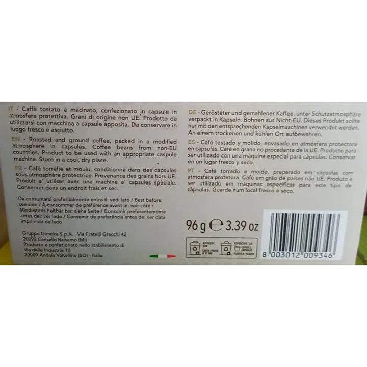 VALOR NUTRICIONAL GUSTO ORO