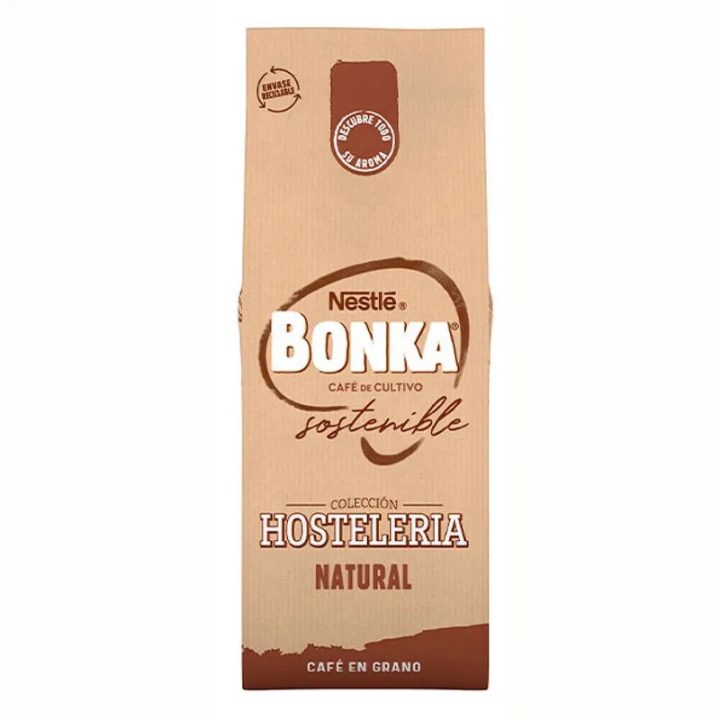 Bonka Natural Hosteleria 1 kg. café en grano Nestlé de cultivo sostenible