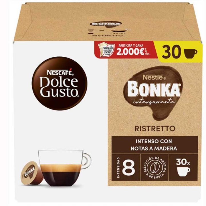 Ristretto Bonka Magnum 30 capsulas Dolce Gusto
