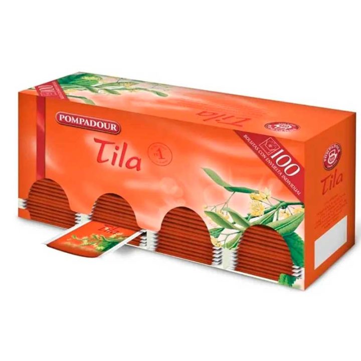 Tila Pompadour 100 Bolsitas | Infusión Relajante Formato Profesional