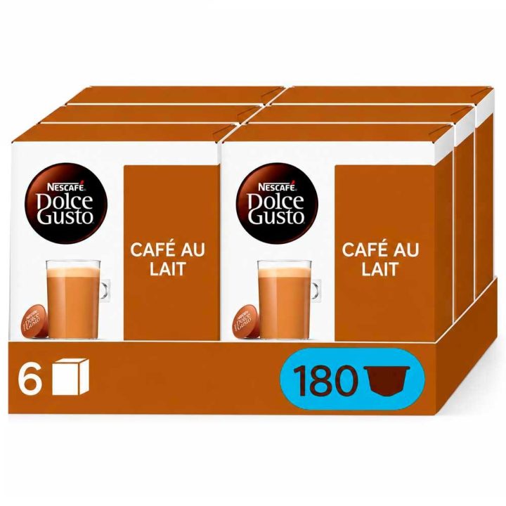Café con leche Dolce Gusto Magnum 180 cápsulas