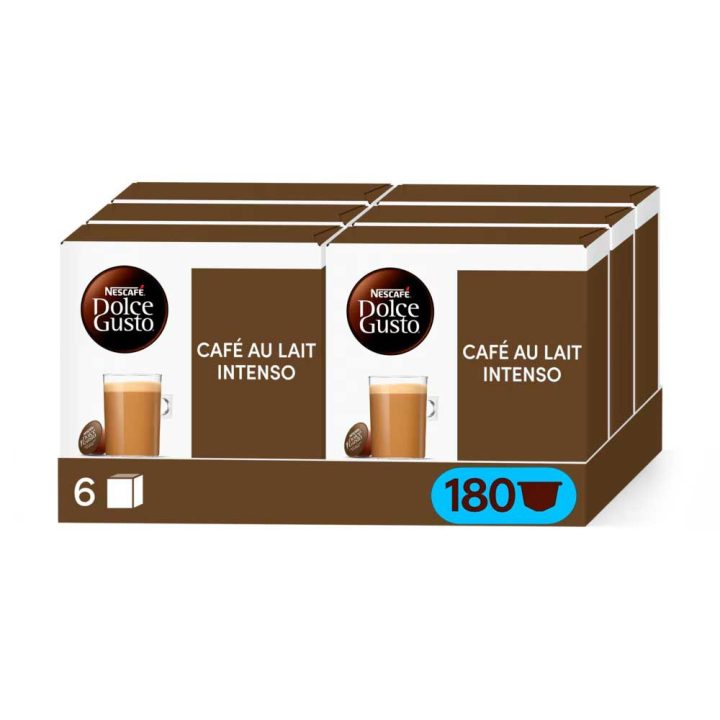 Café au Lait Intenso Dolce Gusto Magnum 180 cápsulas