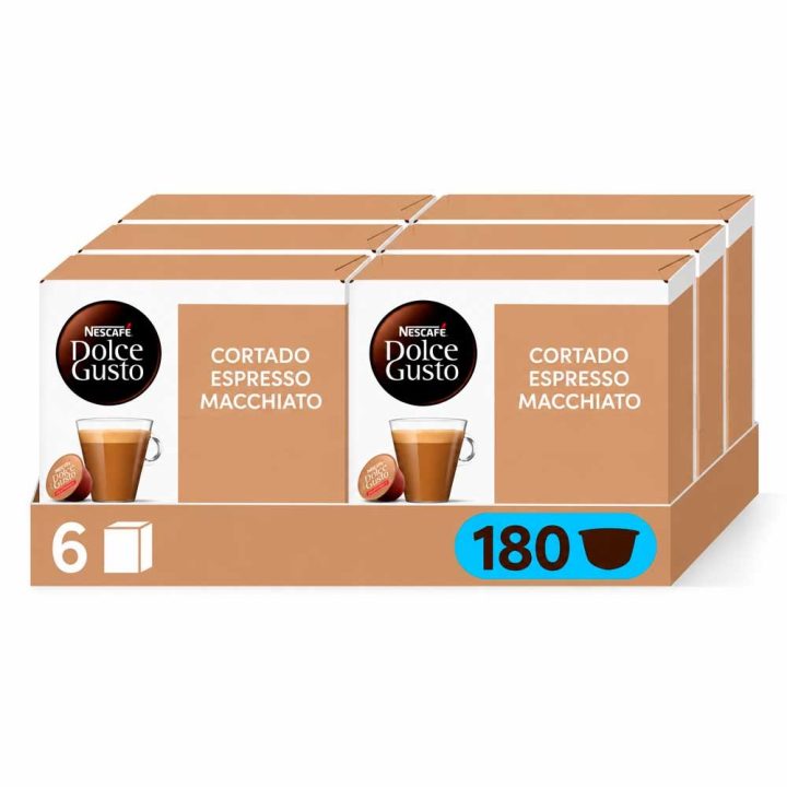 Cortado Dolce Gusto Magnum 180 cápsulas