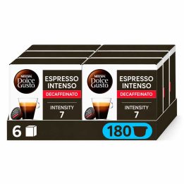 Espresso Intenso descafeinado Dolce Gusto 180 cápsulas