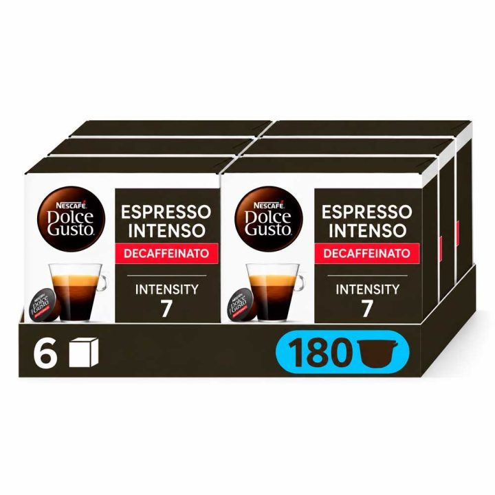 Espresso Intenso descafeinado Dolce Gusto 180 cápsulas