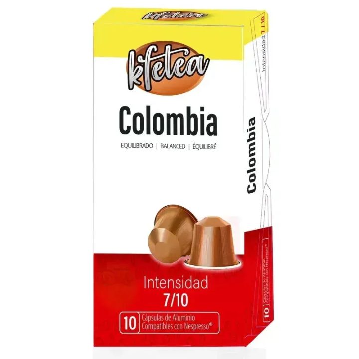Colombia Kfetea Nespresso 10 cápsulas compatibles