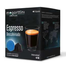 Descafeinado Mogorttini 16 cápsulas compatibles Dolce Gusto