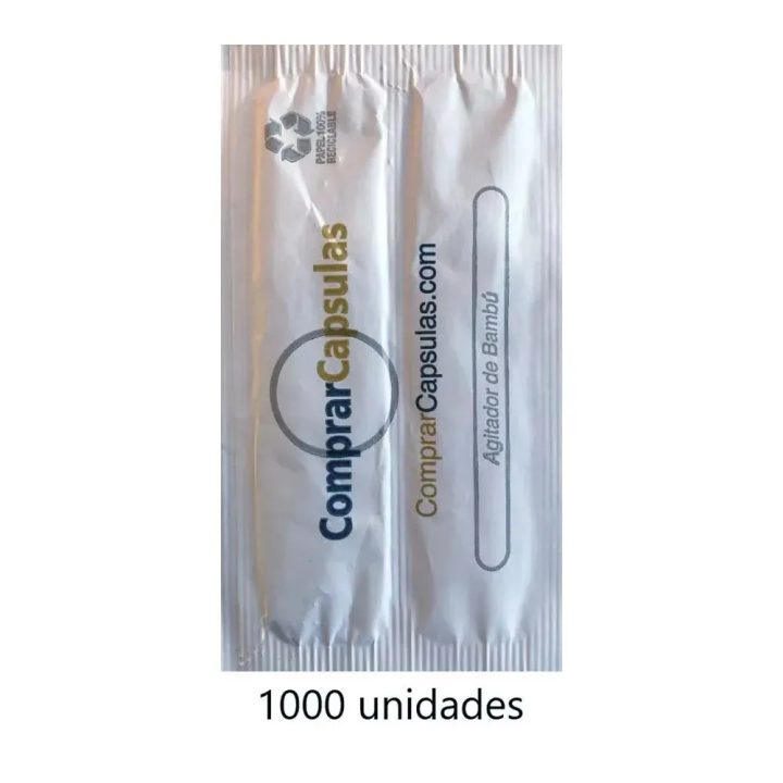 Azúcar 7g con agitador de bambú · 1000 sobres