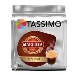 Espresso Marcilla 16 servicios sistema  Tassimo