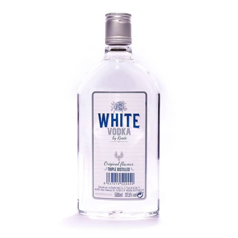 Vodka Rosée White, botella plástico 0,5l