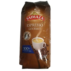 Espresso Gourmet, Café en grano Saimaza 1 kg 100% natural
